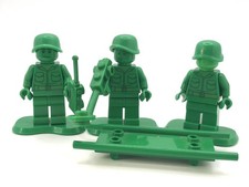 LEGO minifigures - Disney - Toy Story - 3x Green Army Man - Toy001
