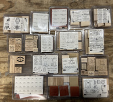 130 Stampin' Up Wood Stamp Sets Including Individual Stamps