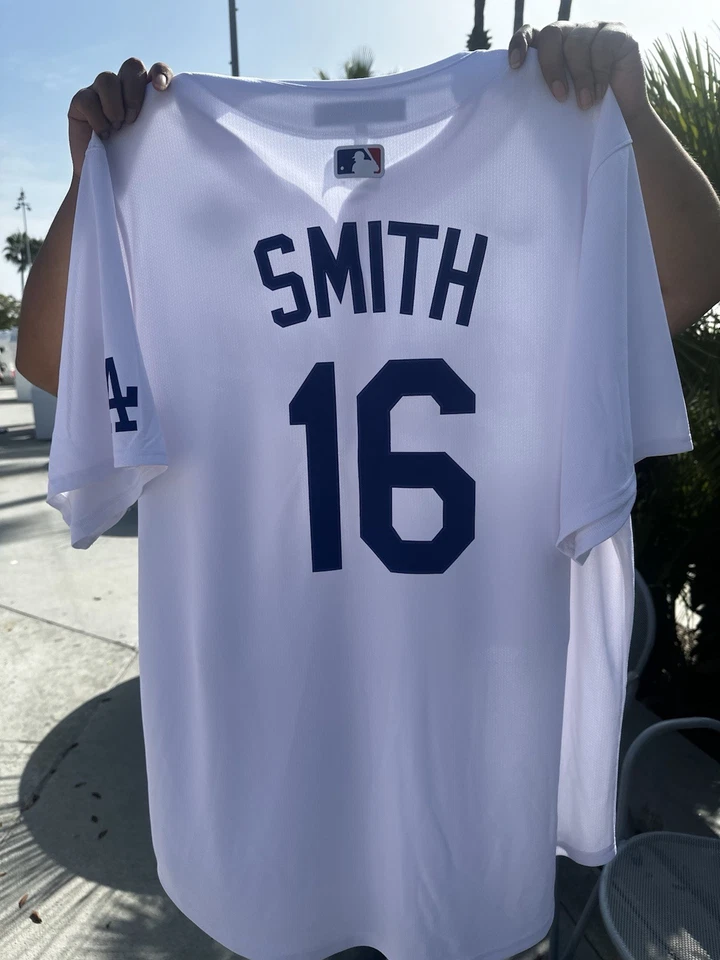 Will Smith #16 Authentic Dodger Stadium Jersey Player Fit 2XL World Series Patch - Image 4 of 4