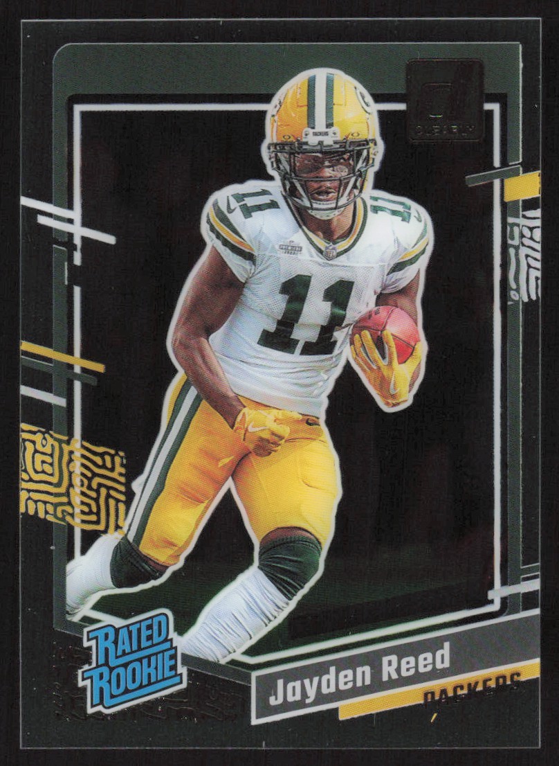 2023 Clearly Donruss #68 Jayden Reed RATED ROOKIE RC