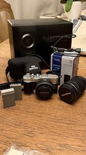 Olympus Pen E-P7 + 14-42mm Lens + 40-150mm Lens - 20MP Digital Camera boxed
