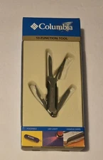 Columbia 10-Function Tool-  Knife, Scissors,  LED Light, etc. Brand New