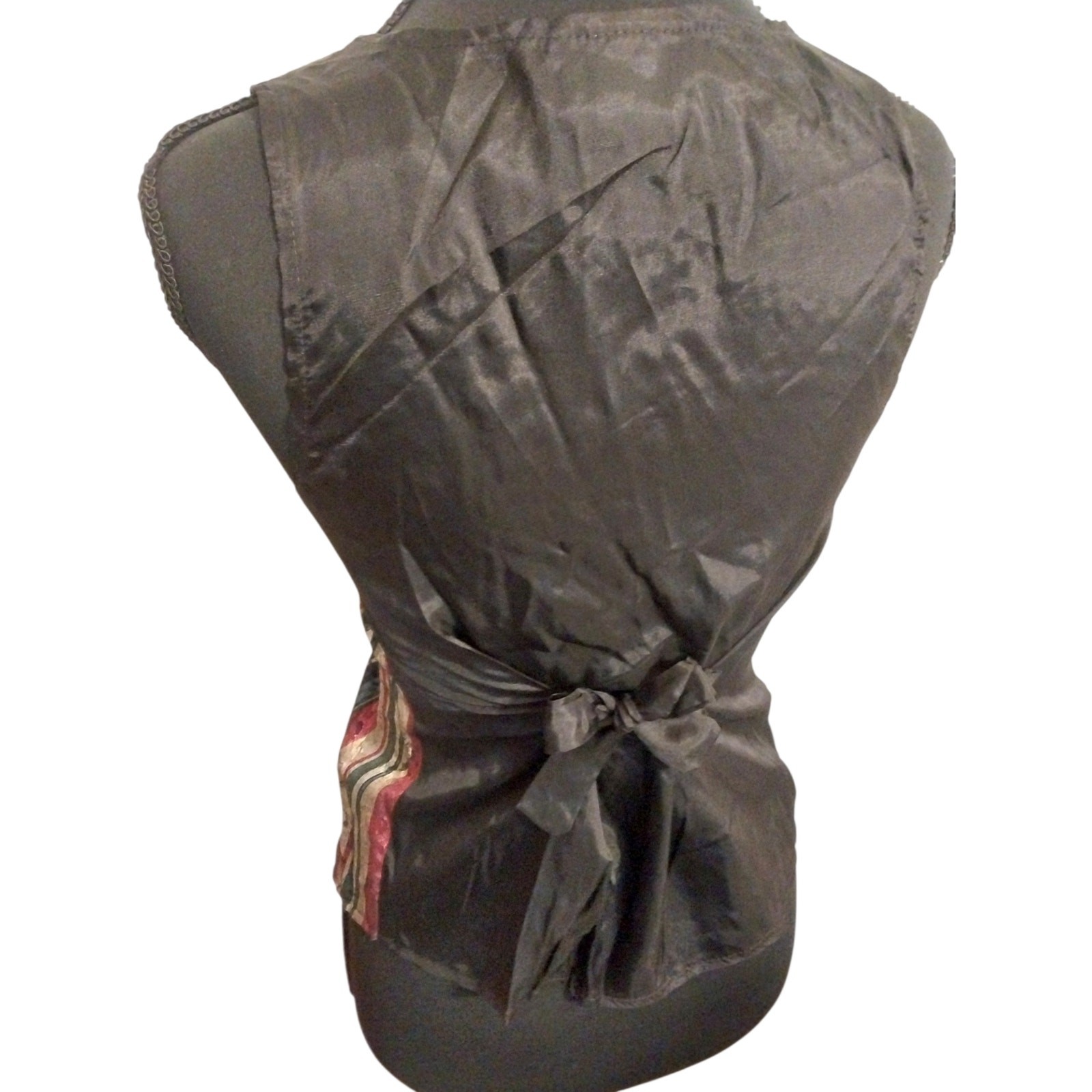 Vintage Definitely California Patchwork Vest Wome… - image 3