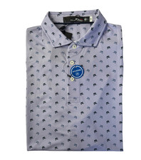 New Ralph Lauren RLX Polo Shirt Men's Purple Fishing Golf Performance Wicking L