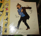 TINTIN SILHOUETTE PLV CARTON 2005 HADDOCK parfait état