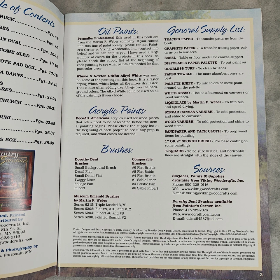 Country Sunshine Dorothy Dent 2011 Viking Woodcrafts Decorative Painting Book - Image 3 of 4