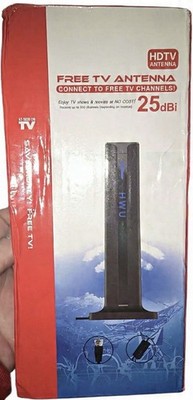 HWU HDTV Antenna 25dBi HD TV Signal Black Model HWU High Gain Digital Television