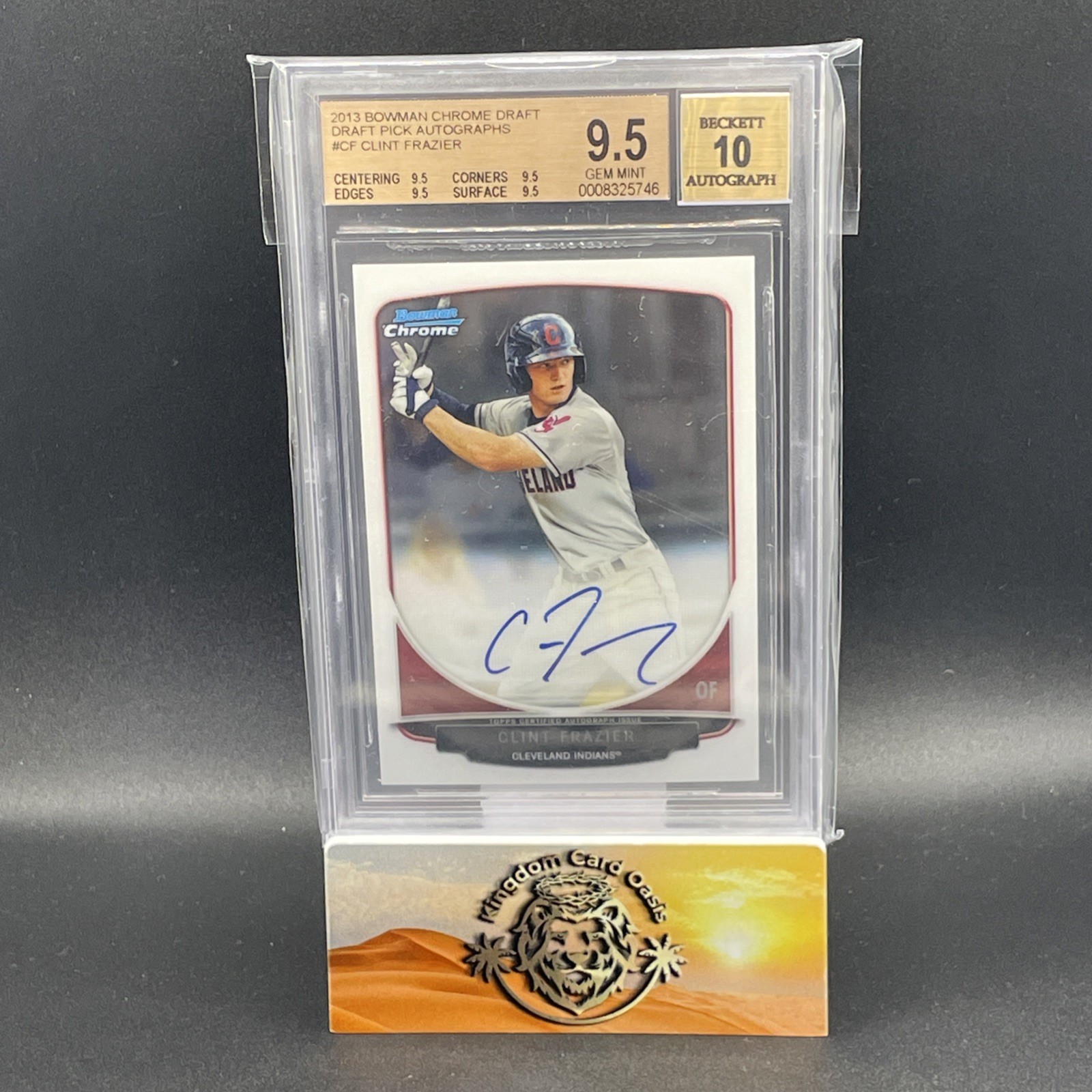 2013 Bowman Draft Chrome Prospect Auto Clint Frazier #BCA-CF BGS 9.5 GEM Yankees