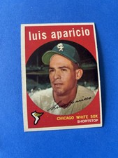 1959 Topps Baseball # 310 LUIS APARICIO CHICAGO WHITE SOX - EXMT *Jsnicestuff*