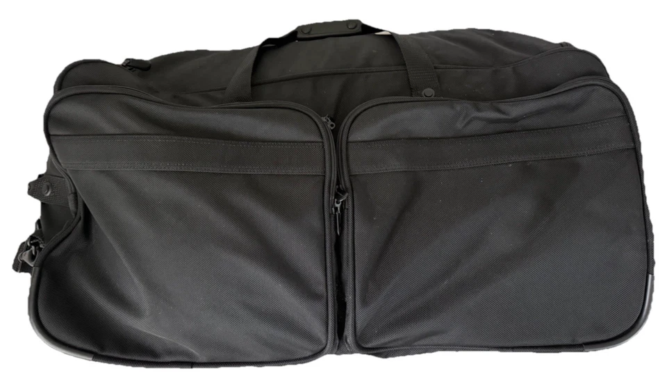 Briggs & Riley Black 30” Wheeled Duffel Travel Bag – Clean Interior, Durable - Image 4 of 4