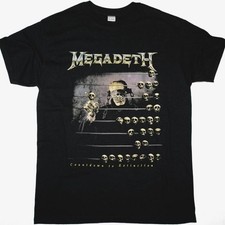 Rare Megadeth Band Countdown to Extinction Black S to 5XL Tee Shirt CM371