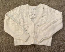 Zara Youth 11-12 White Sweater