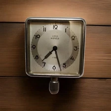 Rare Early VDO Kienzle 1 Tag Auto Vintage Car Clock Non Working For Parts