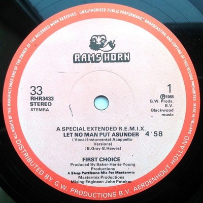 First Choice - Let No Man Put Asunder, 12'', (Vinyl)