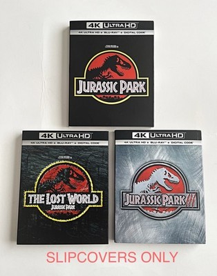 [4K SLIPCOVERS ONLY]  Jurassic Park Trilogy  2026 Edition/Release **READ**