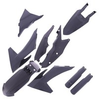 Plastikkit Grau Plastiksatz Passend FüR KTM EXC-F 450 Ie Bj. 2024-2025