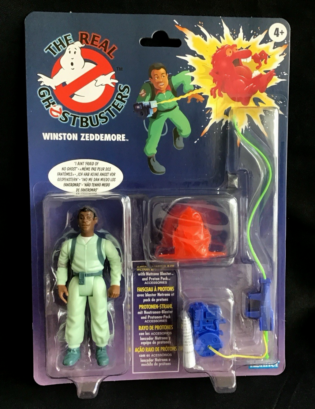 The Real Ghostbusters Classic Retro Winston Zeddemore Hasbro MOC