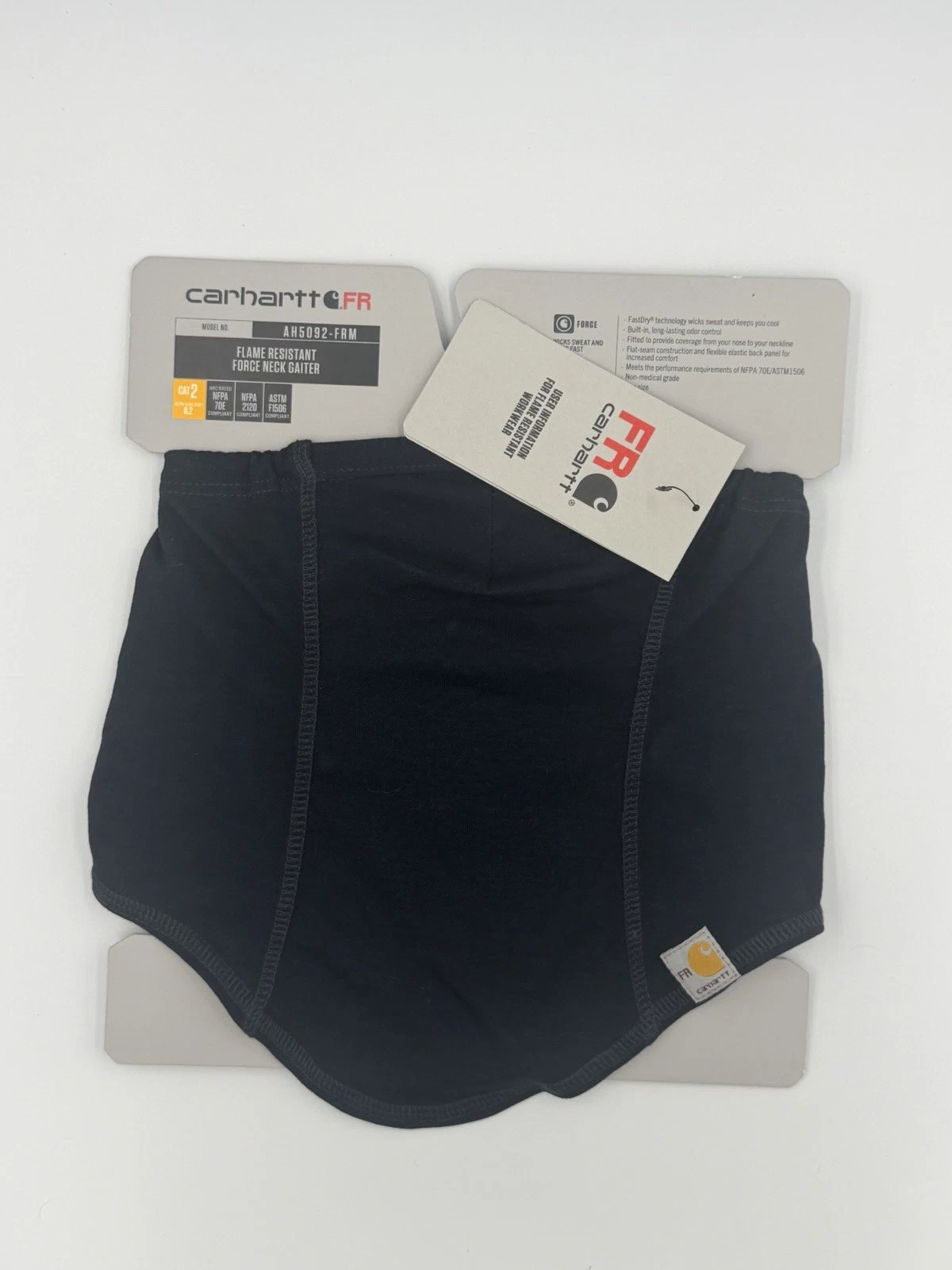 Carhartt NO. AH5092-FRM FLAME RESISTANT FORCE NECK GAITER Navy Blue Cat 2