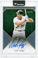 Wade Boggs Tampa Bay Rays Signed 2024 Topps Diamond Icons #DIA-WB #16/25 Card