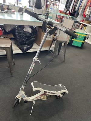 Rockboard Scooter White Original   Chain Drive, Foldable Pre Owned Used Working