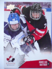 2015-16 UD Team Canada,Womens Hockey UD  # 60 JAMIE LEE RATTRAY