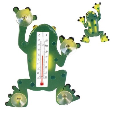 Frosch-Außenthermometer mit Saugnäpfen, 23,5 cm