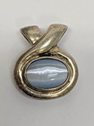 Joseph Esposito 925 Sterling Silver Cat's Eye Pendant 9.1 Grams — photo 1