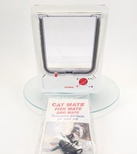 Cat Mate 360 Microchip Cat Flap White 30 Pet Control 4 Way Lock ISO Avid - NEW