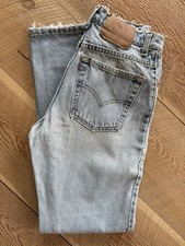 1980s USA Levi  s 550 Women  s Size 9 Faded Denim Jeans Vintage 501 Distressed 27