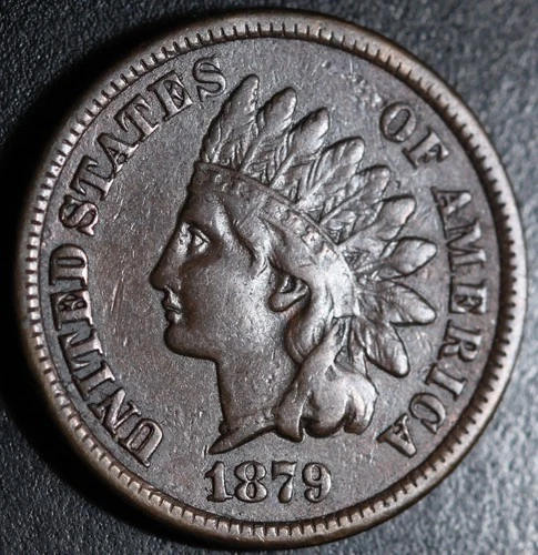 1879 INDIAN HEAD CENT  - With LIBERTY - VF VERY FINE