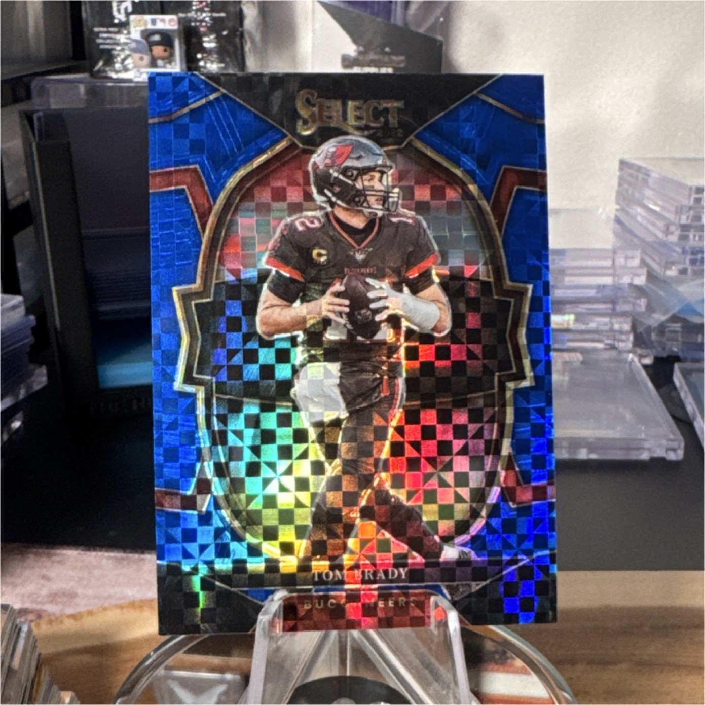 2022 Panini Select Concourse Tom Brady #26 Blue Prizm /199 Buccaneers 💎
