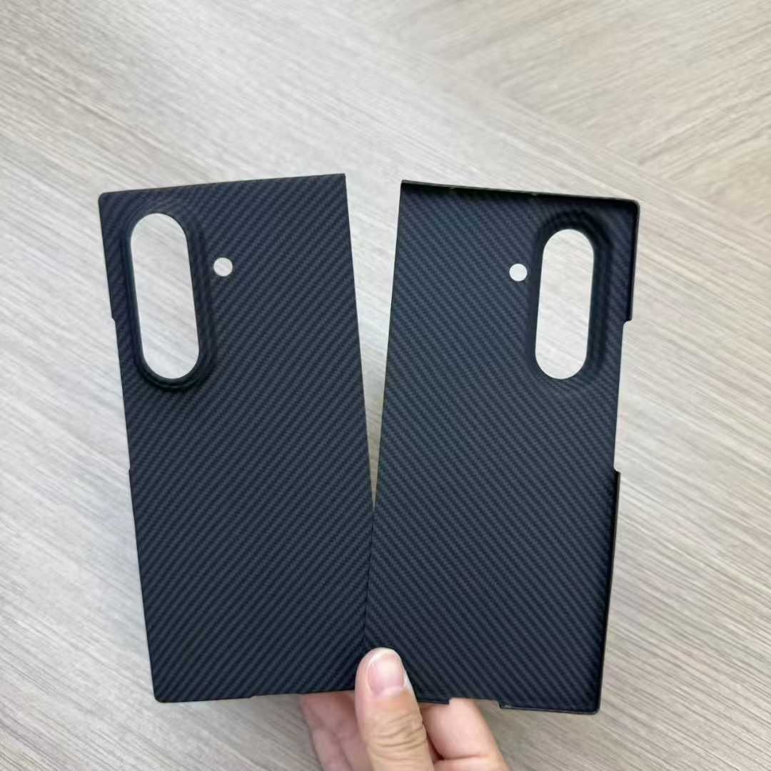 For Samsung Galaxy Z TriFold Case 600D Carbon Fiber Volcano Crater