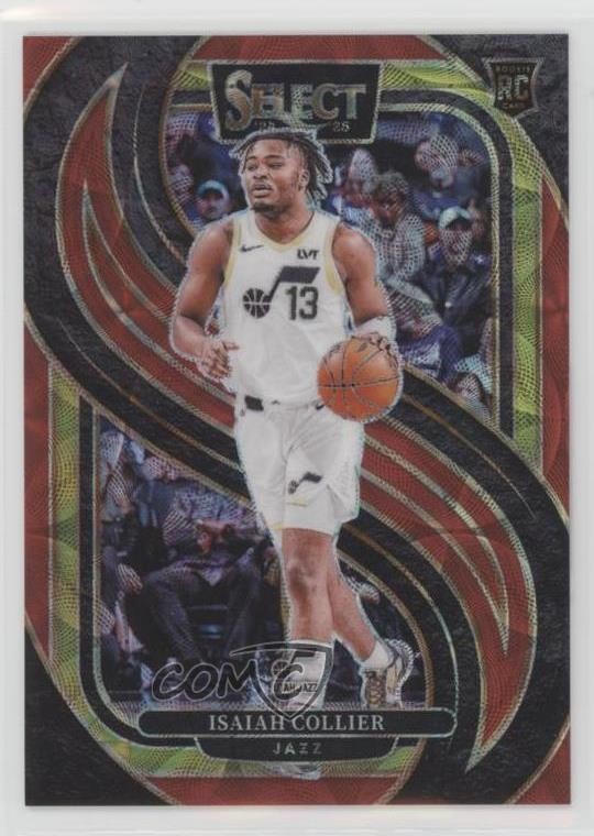 2024-25 Panini Select Premier Level Red Scope Prizm /249 Isaiah Collier #178 6m7