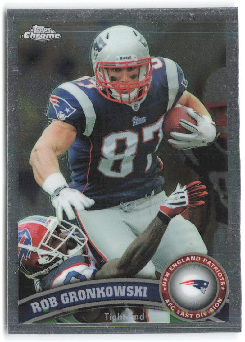 2011 Topps Chrome Rob Gronkowski #132 New England Patriots