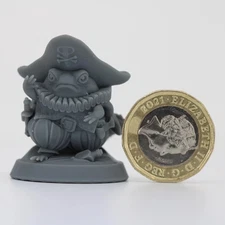 Rain Frog Captain, : Unpainted D&D, TTRPG Miniature | Pepunki Creatures | 32mm 