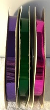 NEW Berwick Metallic Craft Ribbon 3/4" Wide x 250 YDS Roll - 6 Colors