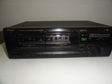 TEAC W-600R Stereo Dual-Cassette Deck Player/Recorder Auto Reverse