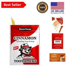Flavorful Cinnamon Toothpicks 200ct Sugar-Free Perfect for On-the-Go