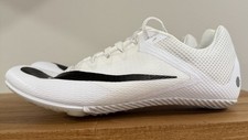 Nike Zoom Rival Sprint White Black Mens Sizes 9 Through 13 W/ Spikes DC8753-100