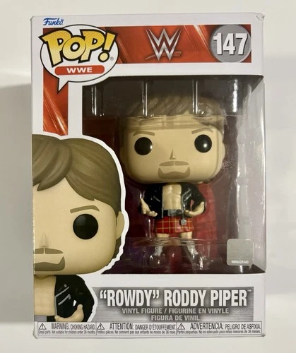 Funko Pop! WWE Rowdy Roddy Piper #147 Vinyl Figure 2023
