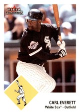 Carl Everett Base Fleer Tradition Update U2 NM
