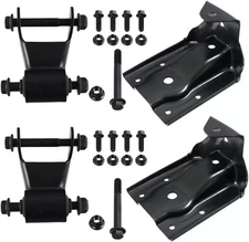 Rear Leaf Spring Hanger Bracket Shackle Kit for Chevy Silverado 1999-2013 GMC
