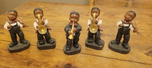 5 pc band African Americana Parasto Mini youth orchestra vin Vintage vintage concert t-shirt, vintage, single stitch, B+ condition