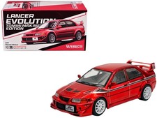 Mitsubishi Lancer Evolution VI RHD Red Chrome Tommi Makinen Edition 1/64