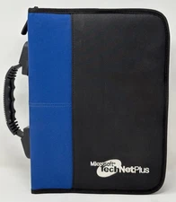 MICROSOFT TechNet Plus DVD CD Binder 1990s **EMPTY - NO DISCS**