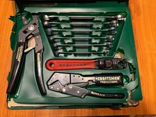 Vintage Craftsman Usa 9 Pc Gift Set 45444 Robogrip Auto Lock Quick Wrench
