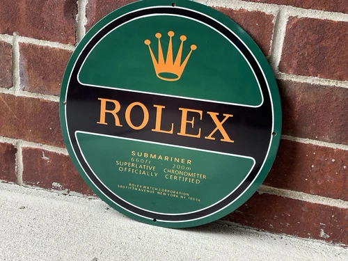 12in  Wristwatch Watch  Vintage Style Heavy Metal  Steel Sign