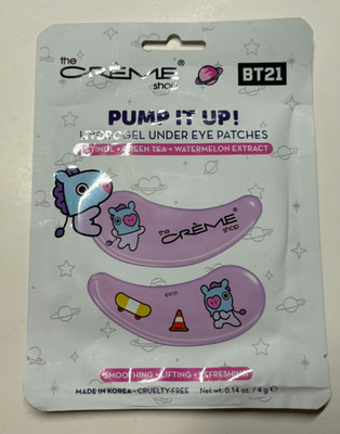 The Creme Shop BT21 Pump It Up Hydrogel Under Eye Patches