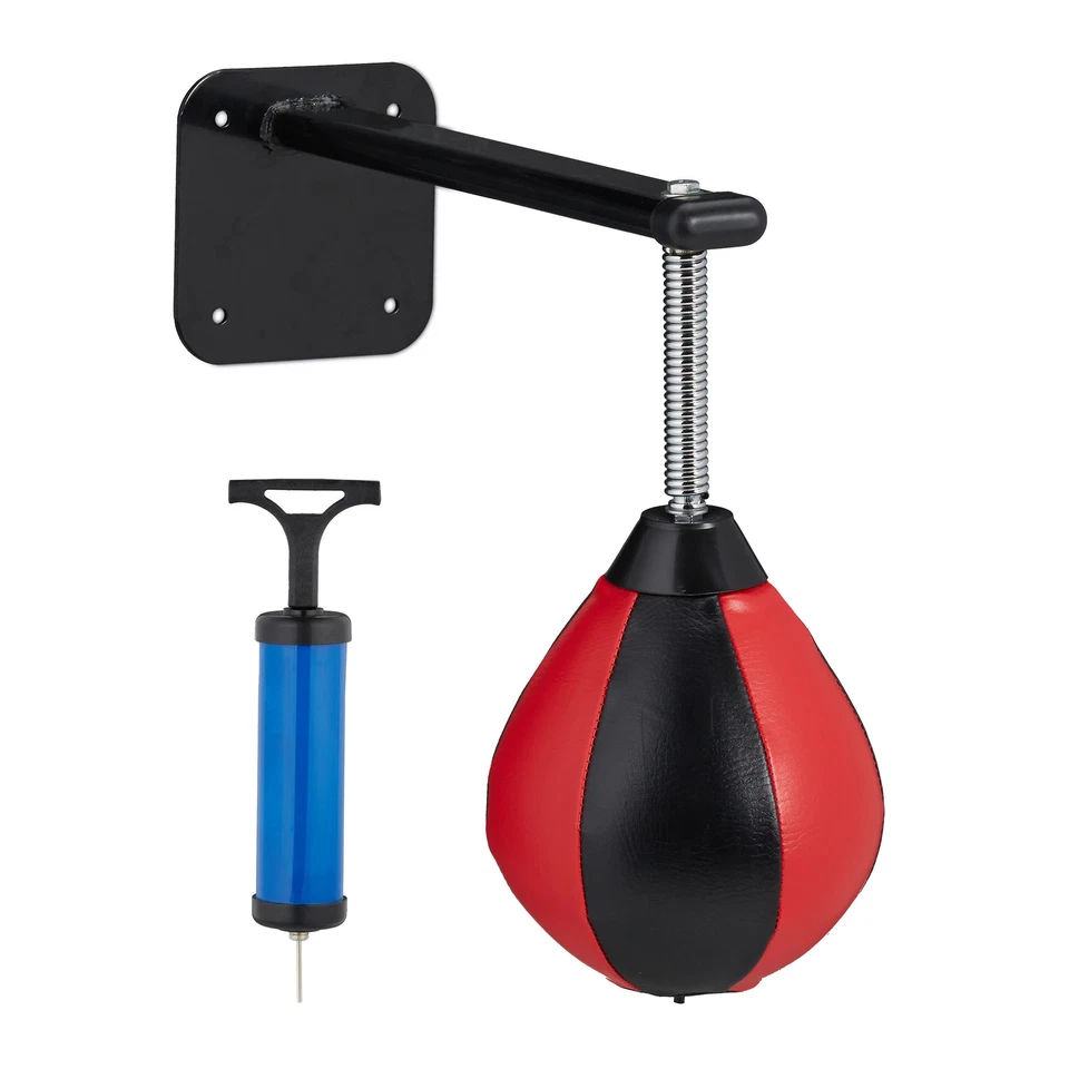 Punching ball poire de boxe suspendue 1,4 kg léger punching-ball mural réglable - Photo 1/4