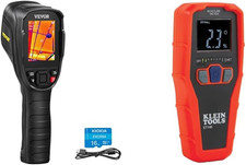 Thermal Camera 240X180 Pixels, Klein Pinless Moisture Meter for Drywall, Wood, M